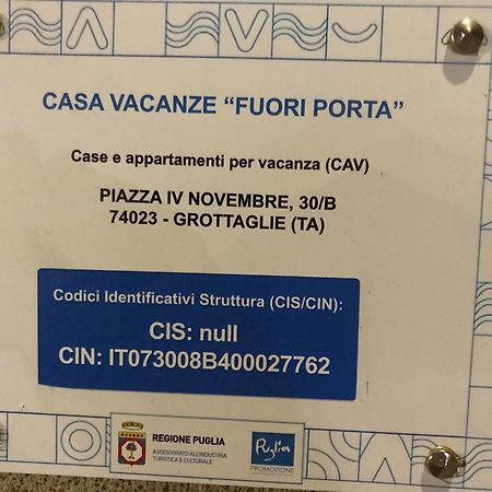 Affittacamere Fuori Porta Grottaglie Dış mekan fotoğraf